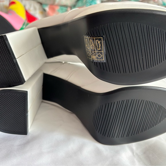 White Platform Booties Boots Size 8 Dolls Kill Brand New - Picture 6 of 7